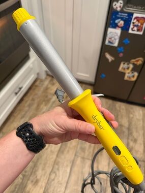 Drybar Yellow and Silver Curling Wand